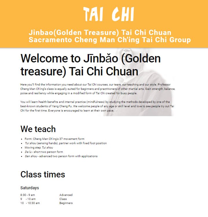 Tai Chi website